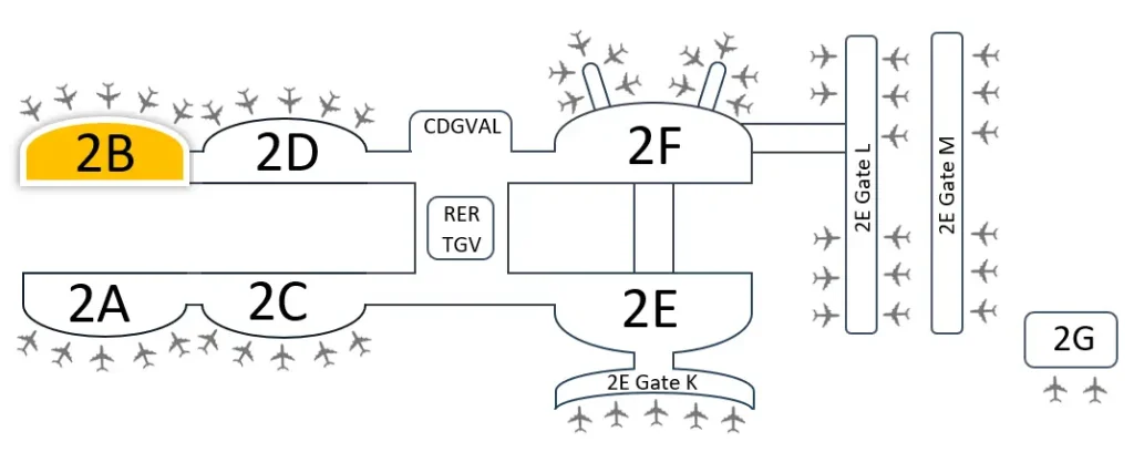 CDG-TERMINAL-2B MAP